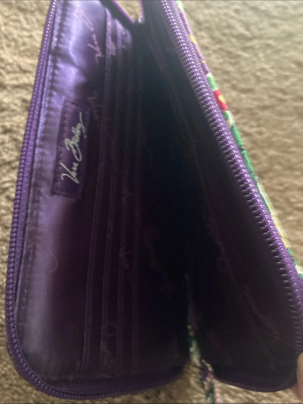 Vera Bradley Quilted Floral Multi-Color Wristlet Trio